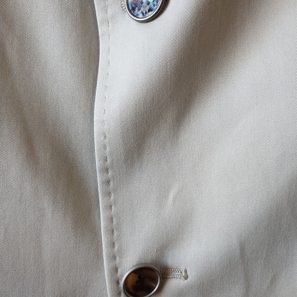 Robert Graham Men's Plaid Check Lined 2 Button Single Vent Khaki Blazer (42L) - Picture 3 of 10